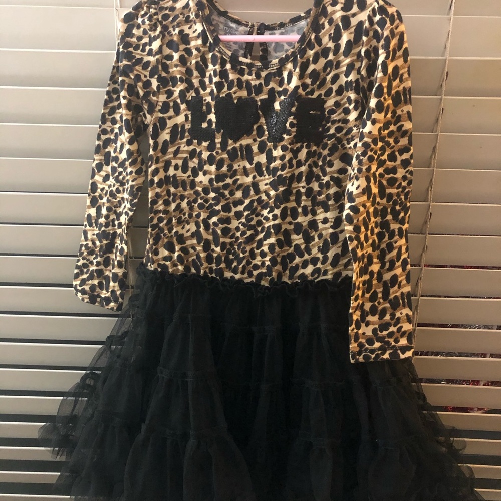 Amy Coe Leopard Print Tutu Dress 4T (NWT)